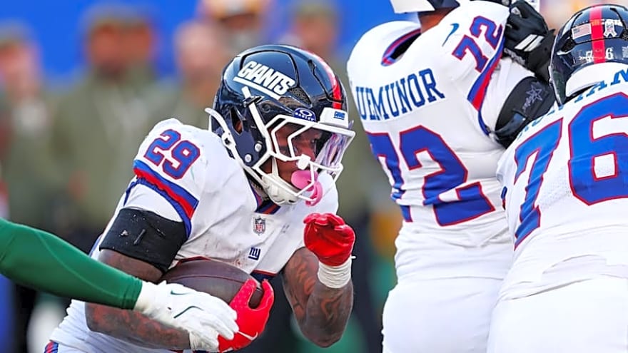 3 Stats That Mattered Most in Giants&#39; Week 11 Loss to Packers