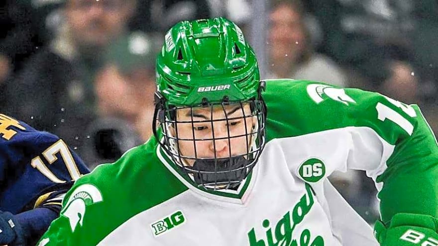MSU Hockey Tightening Grip on Title Race After Sweep