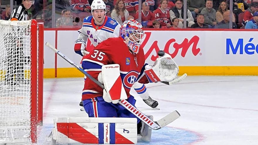 Canadiens goaltender Samuel Montembeault emerges as ideal trade target for Rangers