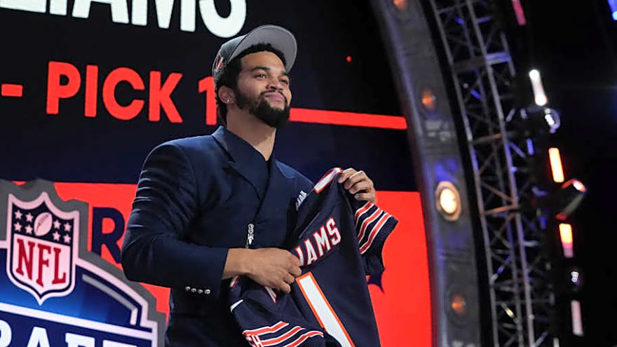 Bears' Caleb Williams Ranked as the Best QB Prospect Since 2021