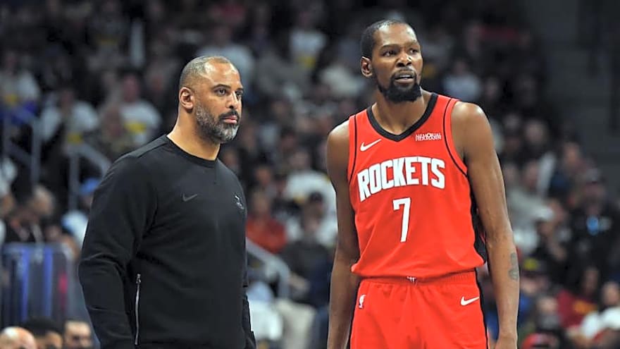 Ime Udoka Notes How Crucial Kevin Durant Was to the Rockets in Loss to Trail Blazers