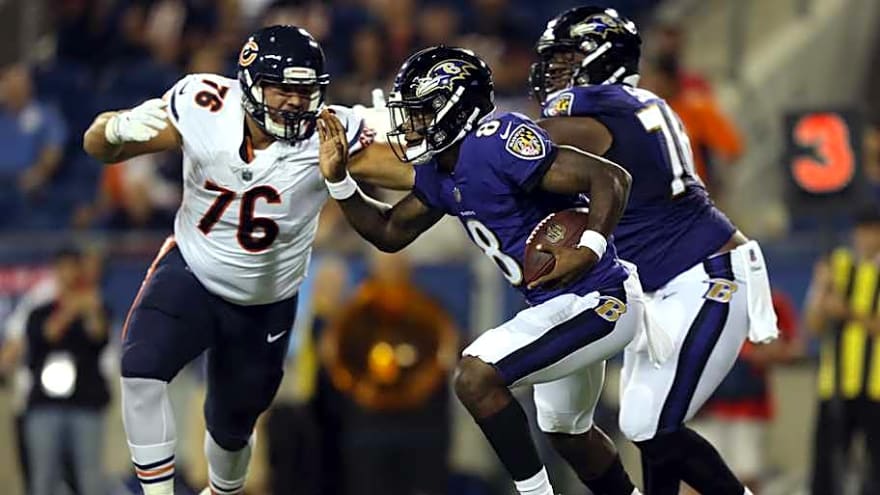 Lamar Jackson&#39;s return to health presents obvious obstacle to Bears