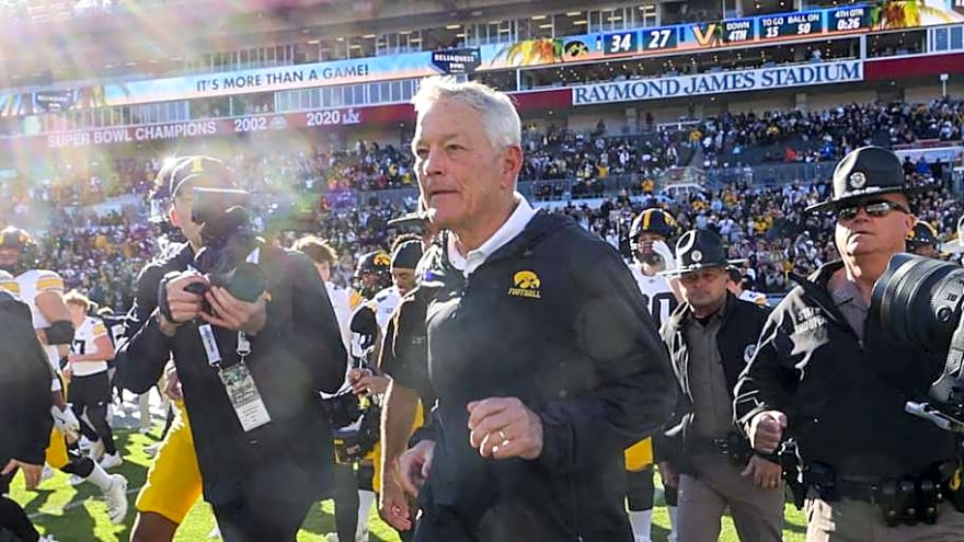 Iowa's Kirk Ferentz Breaks B1G Record With ReliaQuest Bowl Win