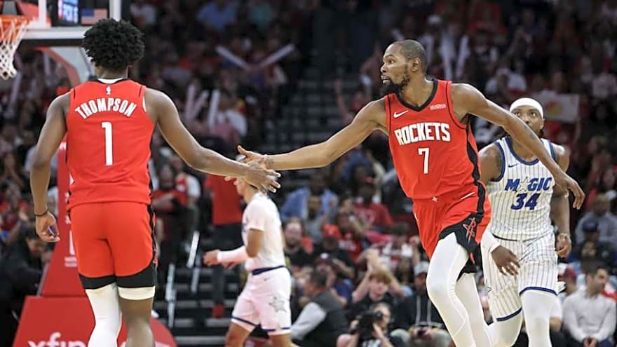 Rockets’ Amen Thompson Recalls Eye-Opening First Workout With Kevin Durant