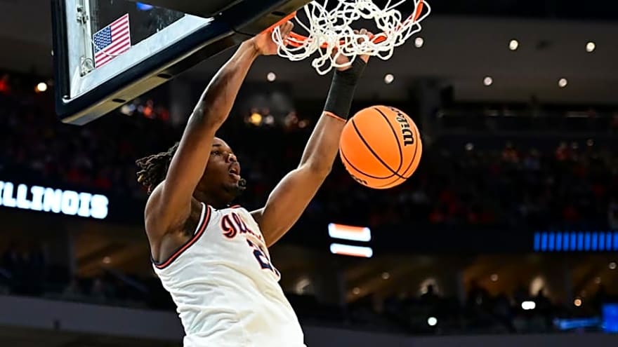 New Michigan basketball transfer Morez Johnson dazzles in debut with Team USA against Australia