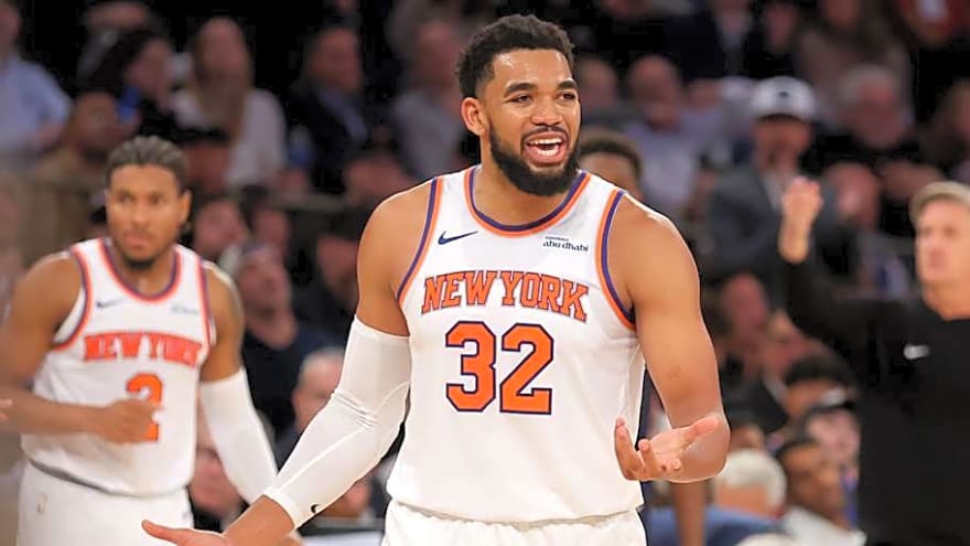 Knicks&#39; Anthony Davis Pursuit Could Mean Karl-Anthony Towns Exit