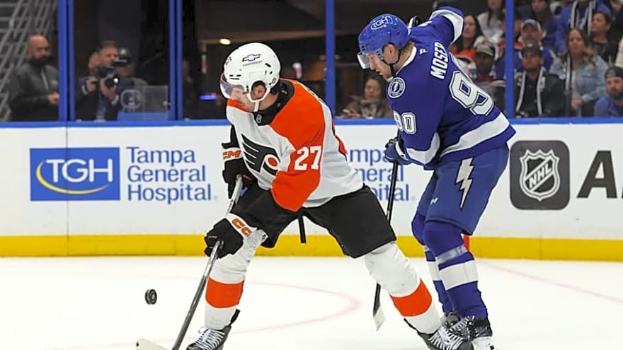 Five Storylines to Follow in Flyers vs. Lightning Game
