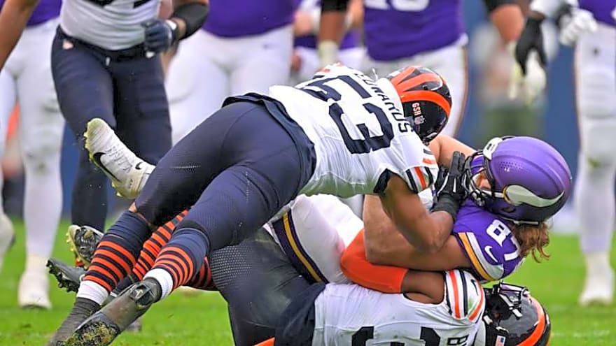 Vikings-Bears inactives highlight safety who claimed he made Jefferson cry