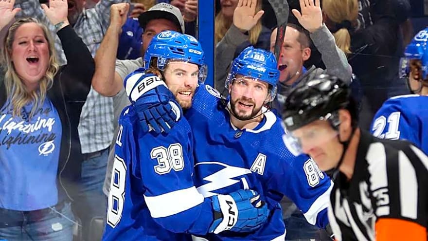 Lightning&#39;s Brandon Hagel Opens Up About Nikita Kucherov Pairing