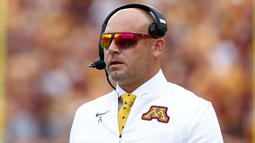 P.J. Fleck ranks among top 10 college football coaches in golf handicap