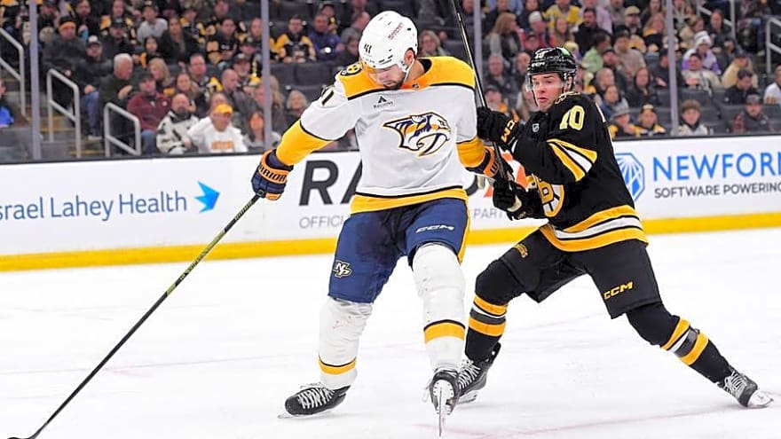 Bruins Hand the Predators their First Shutout Loss of Season
