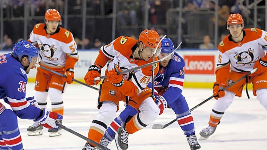 Ducks Strike Late to Take Down Rangers
