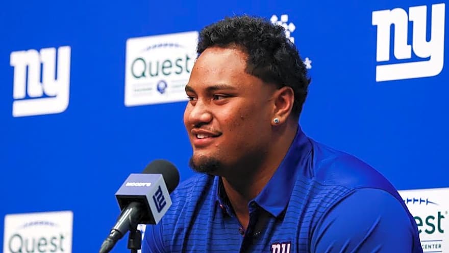 Giants Rookie Francis Mauigoa Reveals His No. 1 Priority Before Training Camp