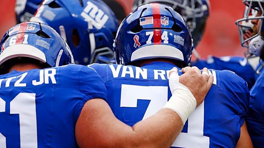 Giants Offensive Line Trending Upwards Heading into Week 11