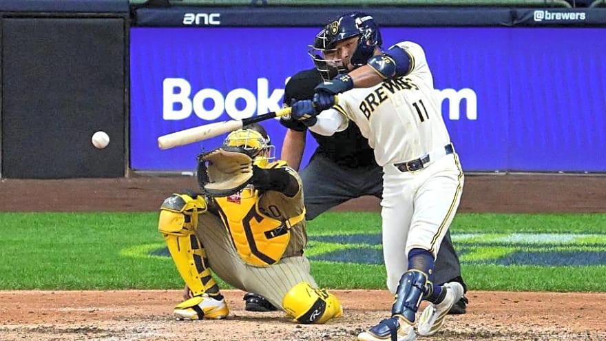 Brewers' Jackson Chourio Ties Andruw Jones' Playoff RBI Record in Just 16 Games