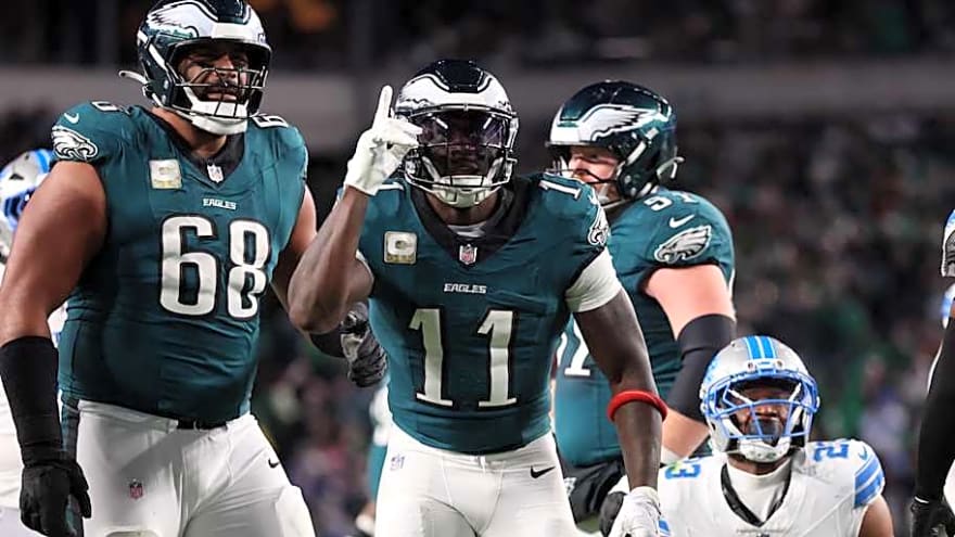 AJ Brown Avoids Jalen Hurts Question, All Business For Eagles-Cowboys