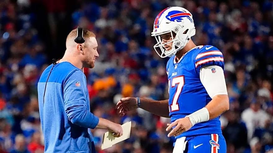 Bills' Joe Brady 'Not There Yet' on Changing Major Part of Josh Allen's Game