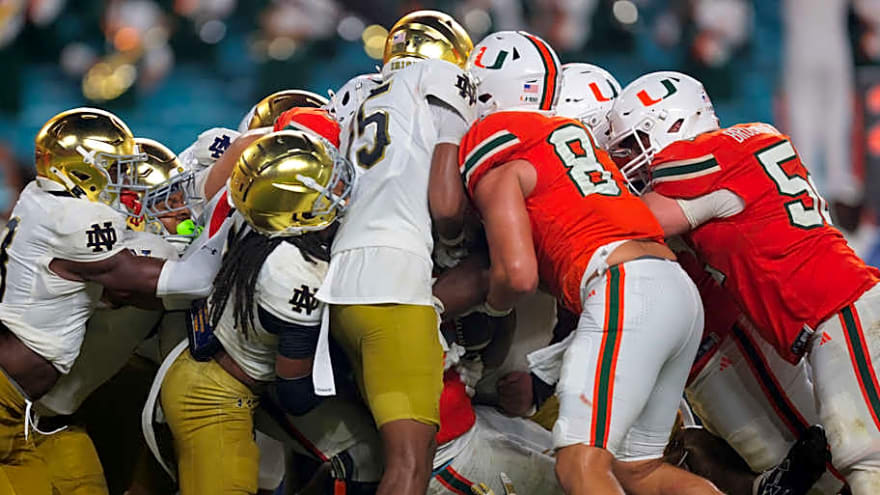 Experts debate Miami vs. Notre Dame in College Football Playoff rankings