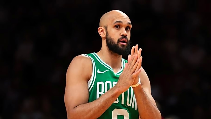 Jaylen Brown on Derrick White Defense vs. Heat: 'Don’t know how the hell he did that'