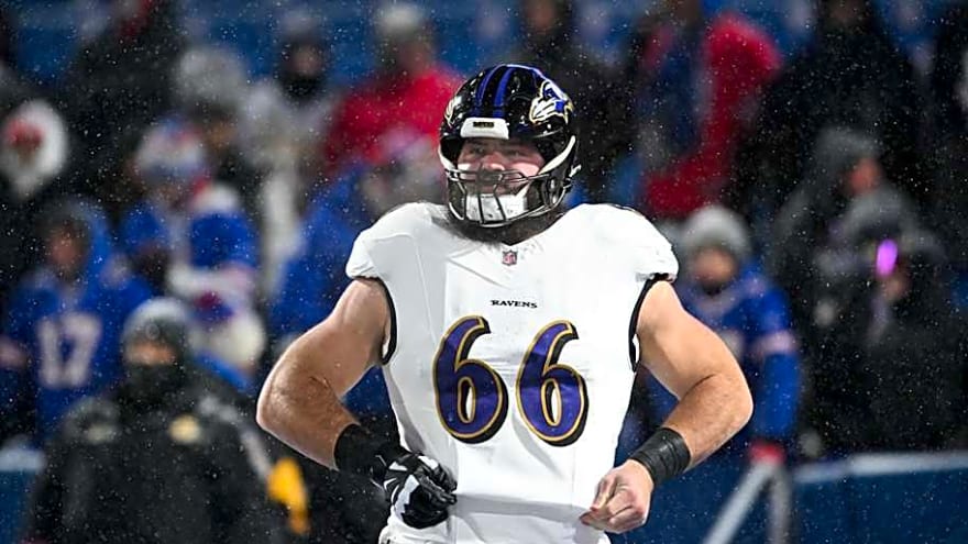 Ravens Release Backup OL Before Steelers Game