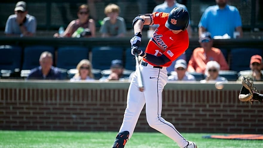 Auburn Bats Flop Against Texas, Drop Series