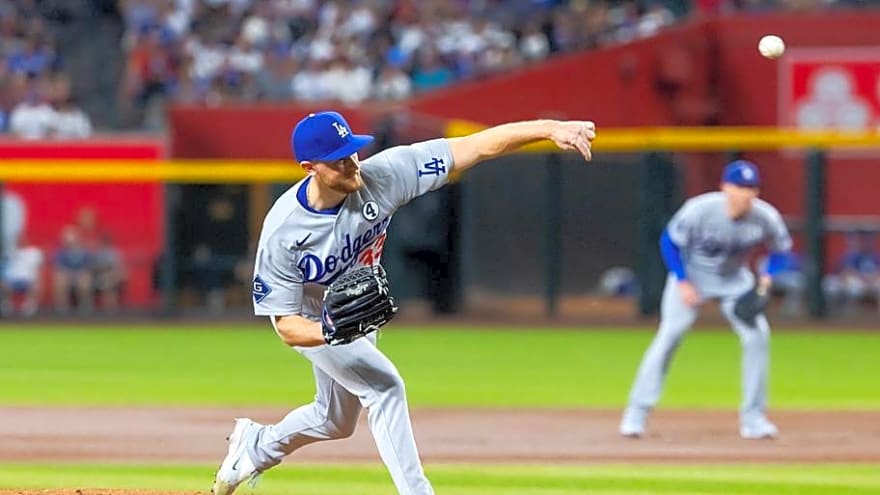 One Key Dodgers Pitcher at Risk of Being Left Off Postseason Roster