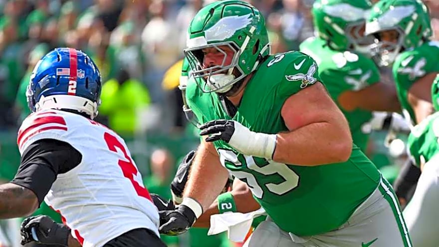 Eagles Get Landon Dickerson, Fred Johnson Back at Practice