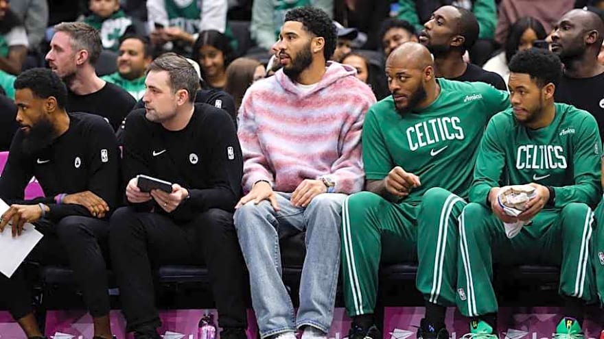 Report: Jayson Tatum 'reevaluating his situation,' return this season 'up in the air.'