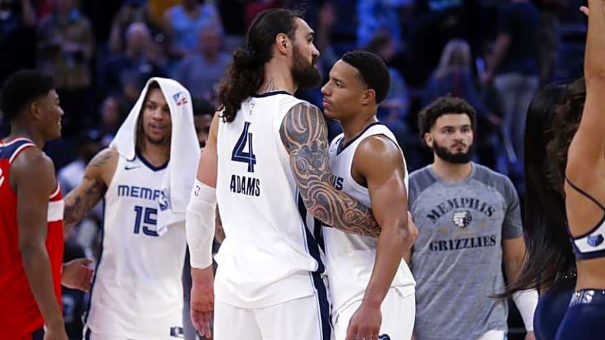 Desmond Bane, Steven Adams Reunite at Grizzlies Star&#39;s Wedding