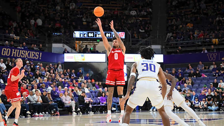 Braeden Carrington sets several Wisconsin Badgers school records in 90-73 win over Washington