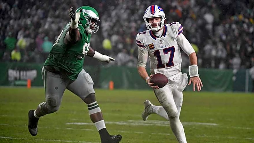 Josh Allen set to join elite QB company with win over Eagles
