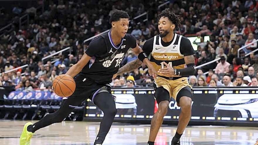 Ace Bailey Has Record-Setting Night in Jazz Win vs Wizards