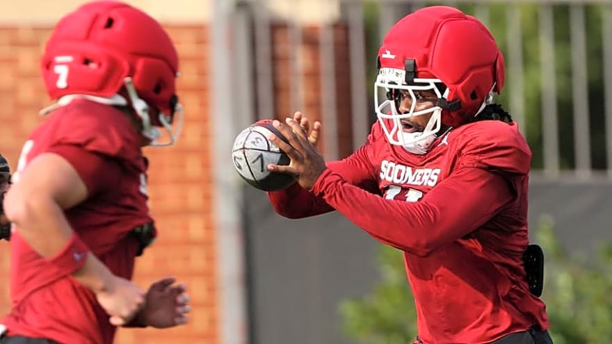 How Oklahoma WR Trell Harris 'Earned Trust' Despite Missing Time This Offseason