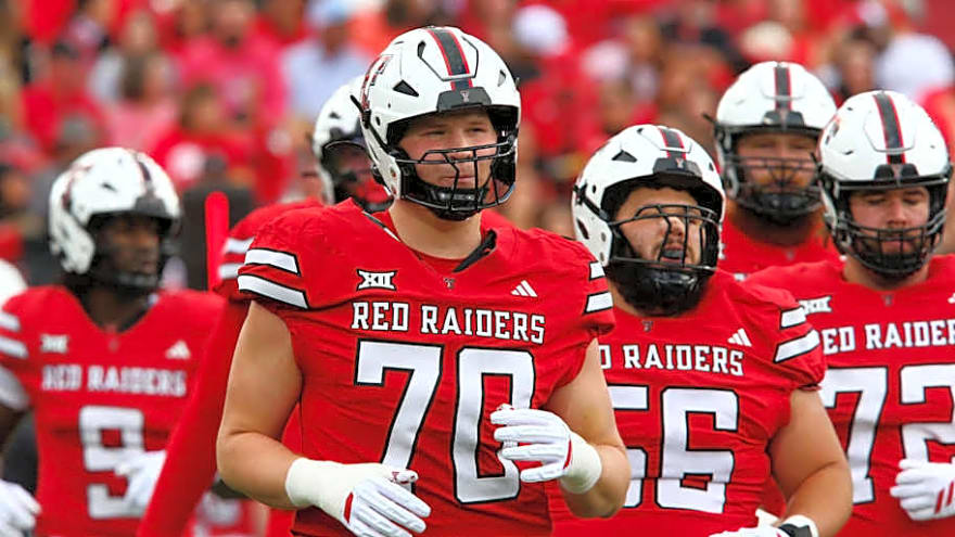 Texas Tech Offensive Lineman Named Freshman All-American