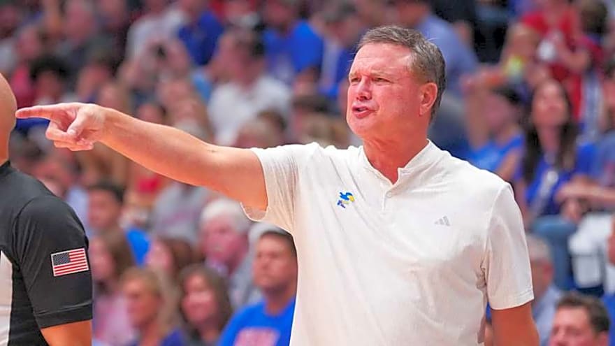 Bill Self and Kansas Hosting Prolific Scoring Transfer on Official Visit