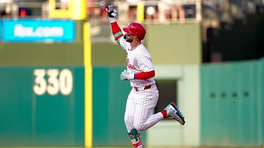 Phillies Slugger Bryce Harper Youngest Active Player With 350 Home Runs