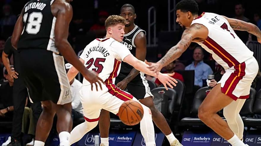 How injuries forced Erik Spoelstra's hand into playing rookie guard