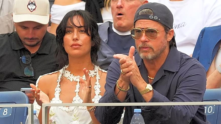 Brad Pitt, Jalen Brunson, and Other Celebrities Spotted at the 2026 US Open Men’s Final
