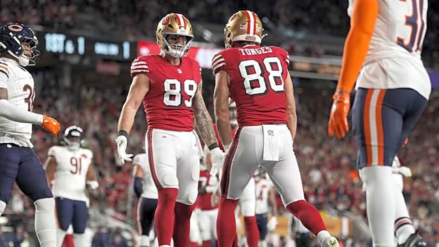How the 49ers Are Preparing Their Tight Ends While George Kittle Recovers