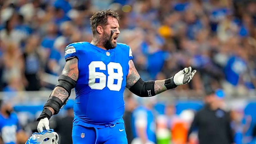 Taylor Decker is fighting through constant pain to remain in Lions trenches