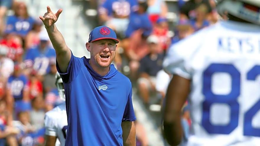 Joe Brady's introduction as Bills head coach reveals underlying tension among ranks