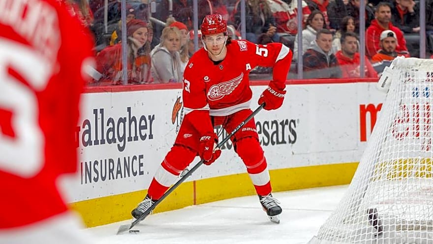 Red Wings Star Moritz Seider Addresses the Trade Request of Captain Dylan Larkin