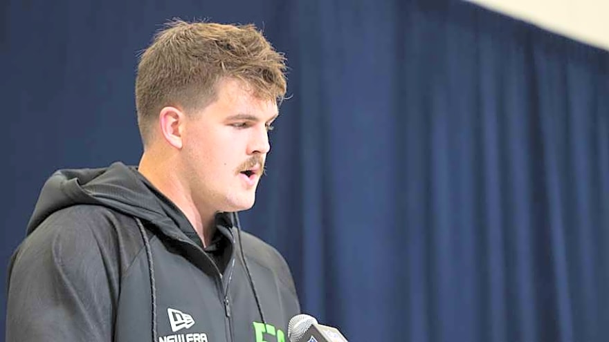 Seahawks&#39; Mike Macdonald shares excitement with first-round pick