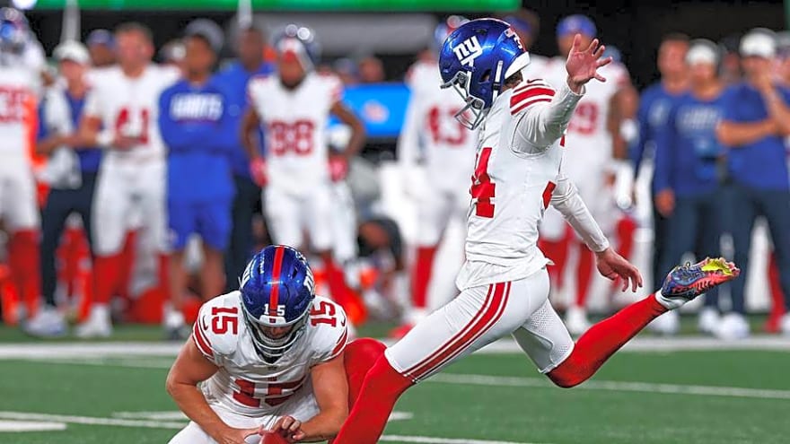 Giants’ Chris Horton Has High Praise for Rookie Kicker Dominic Zvada
