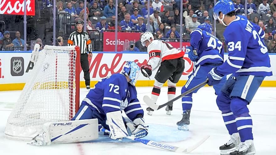 Stützle offers a glimpse of what’s to come despite a rough night for the Senators