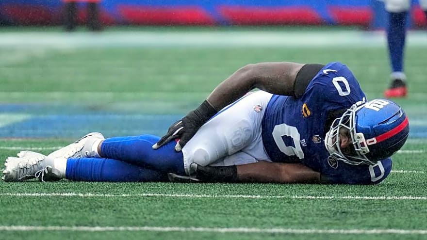 Giants' OLB Brian Burns Believed to Have Torn ACL