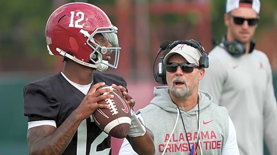 Everything Alabama Offensive Coordinator Ryan Grubb Said After Third Spring Practice