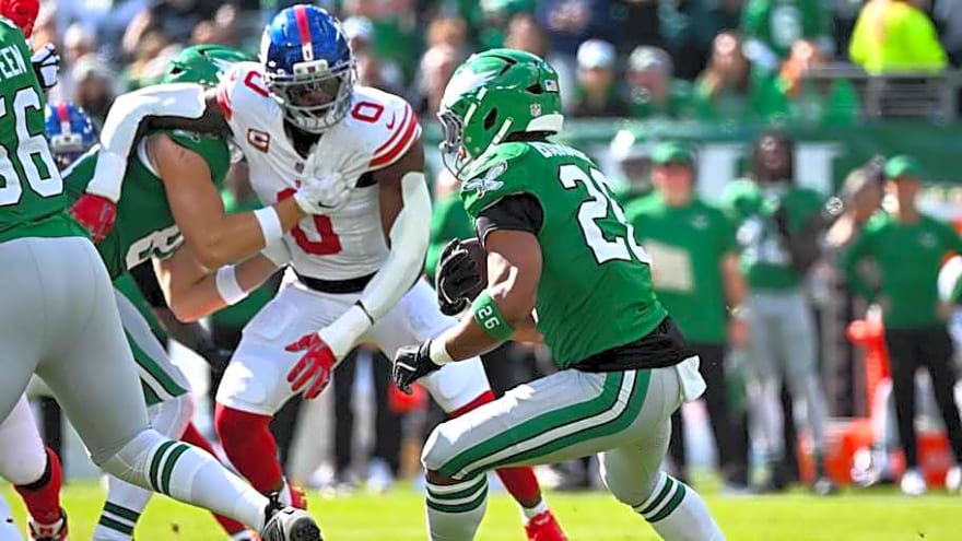 Wild Stat Behind Saquon Barkley’s 65-Yard TD Vs. Giants