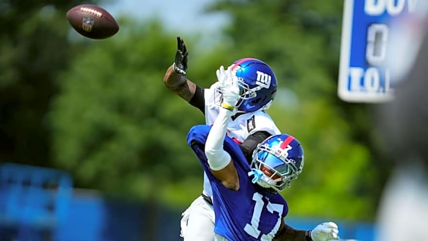 One-time College Teammates Enjoying Helping Each Other Grow as Giants