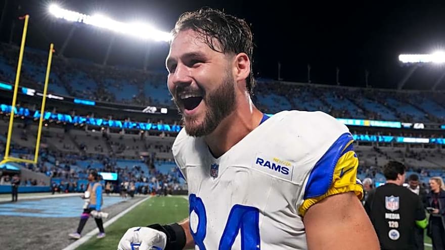 Rams Colby Parkinson Discusses Game-Winning Catch Against Panthers
